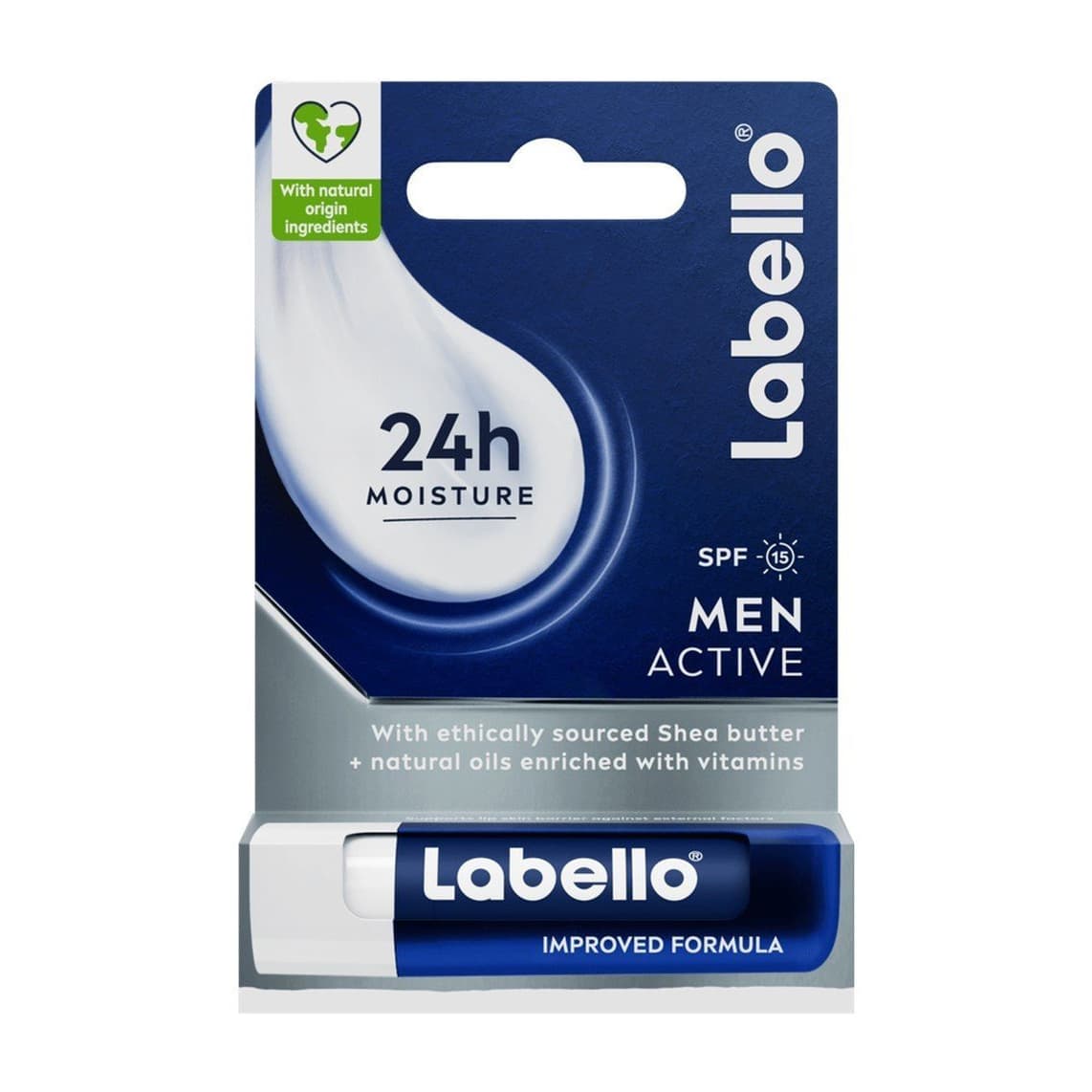 Men Active 24h Moisture Lip Balm SPF15