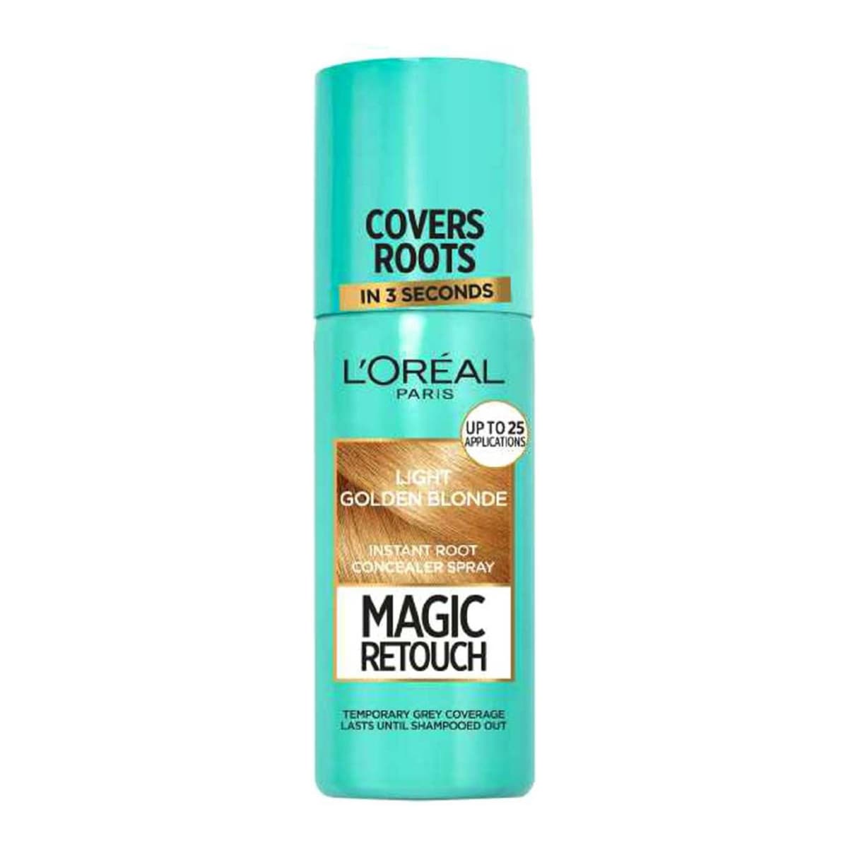 L’Oreal Paris Magic Retouch Light Golden Blonde Root Touch Up, Temporary Instant Root Concealer Spray Easy Application