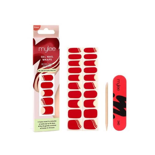 Gel Nail Wraps Lady In Red x20 Wraps