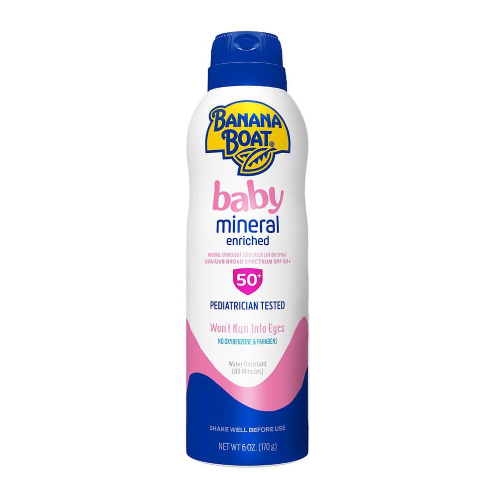 Baby Mineral Enriched Sunscreen Spray, SPF 50+
