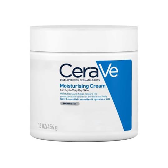 Moisturizing Cream Pot with Hyaluronic Acid & Ceramides for Dry to Very Dry Skin