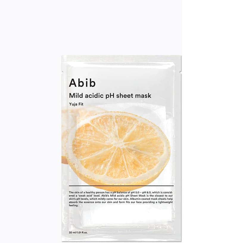 Mild Acidic pH Sheet Mask Yuja Fit