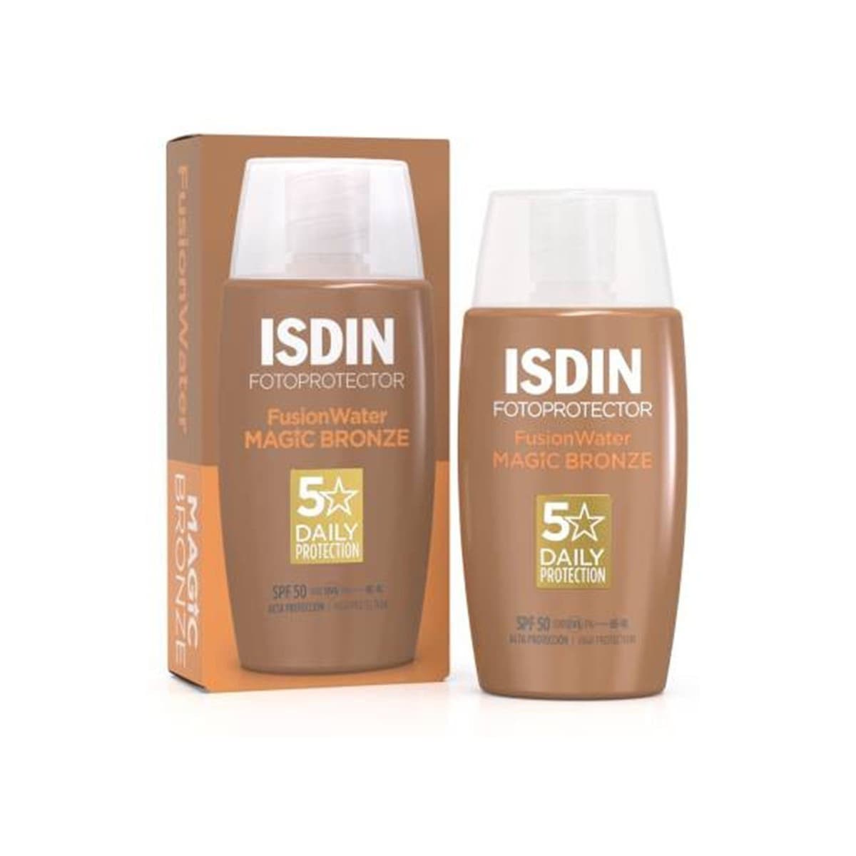 Fotoprotector Fusion Water Color Magic Bronze SPF50