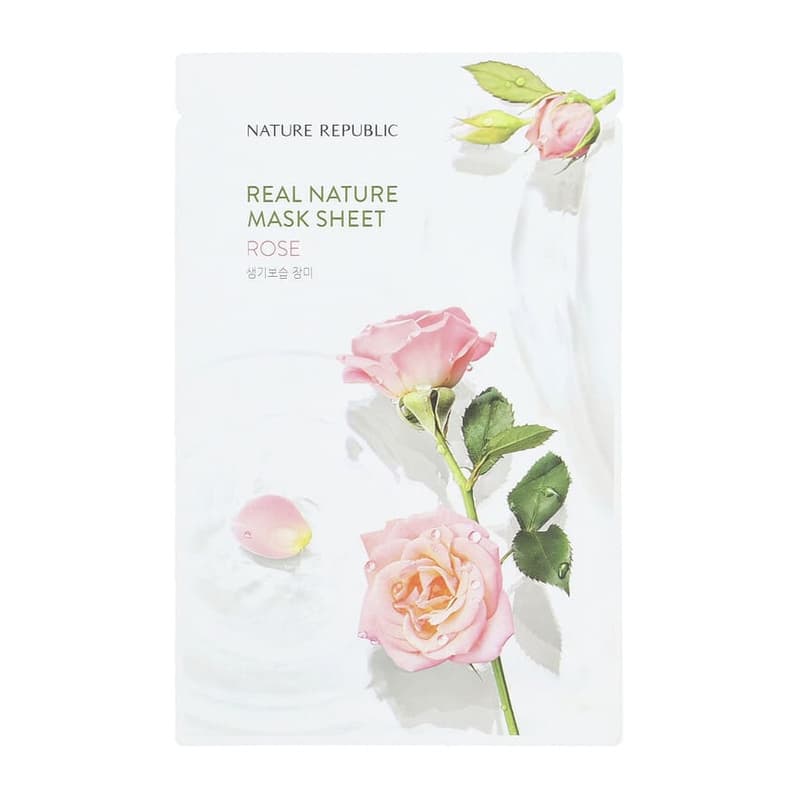 Real Nature Beauty Mask Sheet, Rose