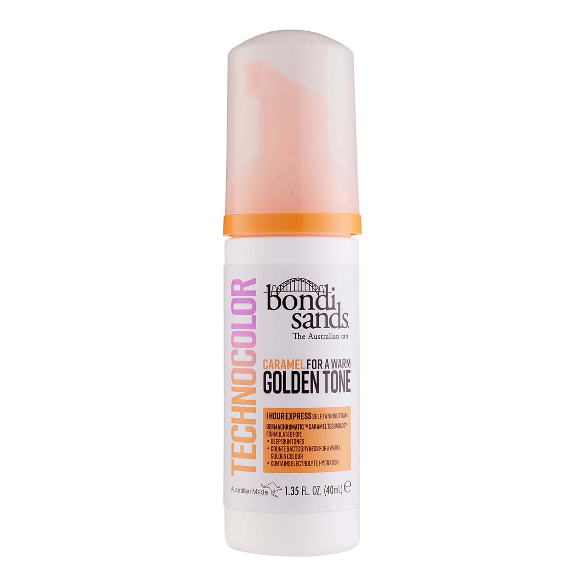 Technocolor 1 Hour Express Self Tanning Foam - Caramel