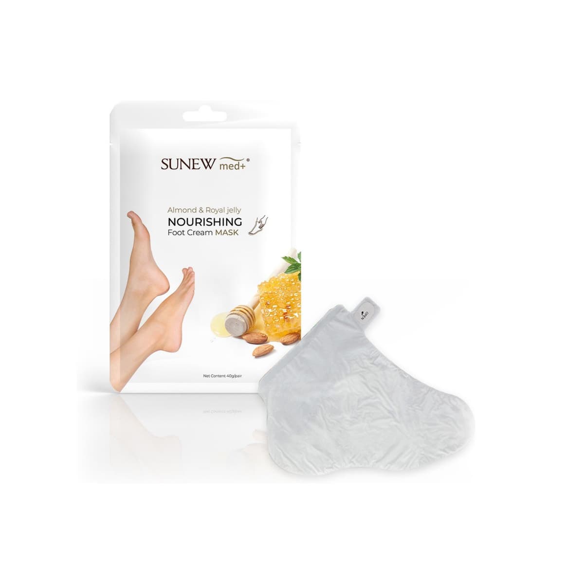 Nourishing Foot Cream Mask Almond & Royal Jelly x