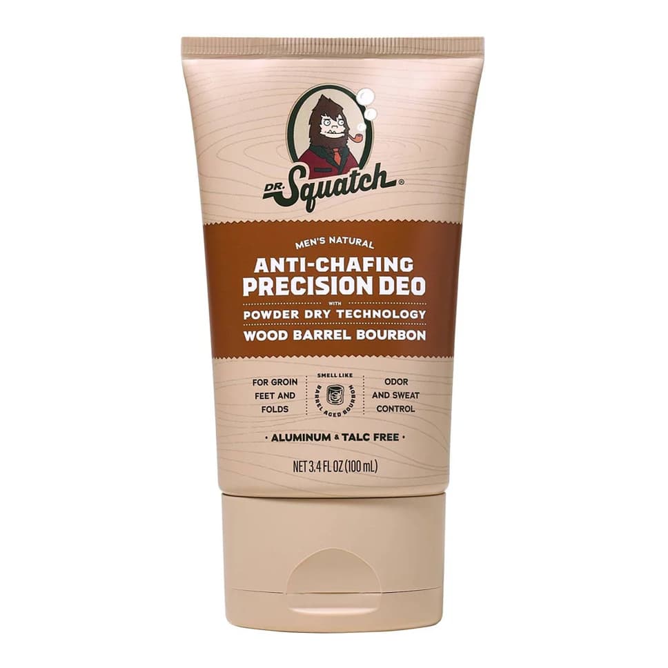 Men's Natural Deodorant Anti-Chafing Precison - Wood Barrel Bourbon