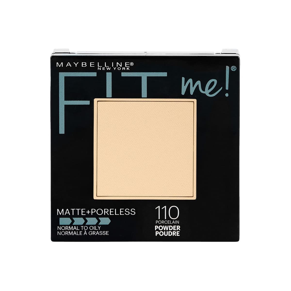 Matte + Poreless Pressed Face Powder Makeup, Porcelain