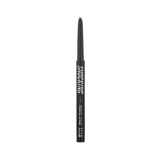The Shocking Vegan Liner Slim Pencil, #01 Deep Black