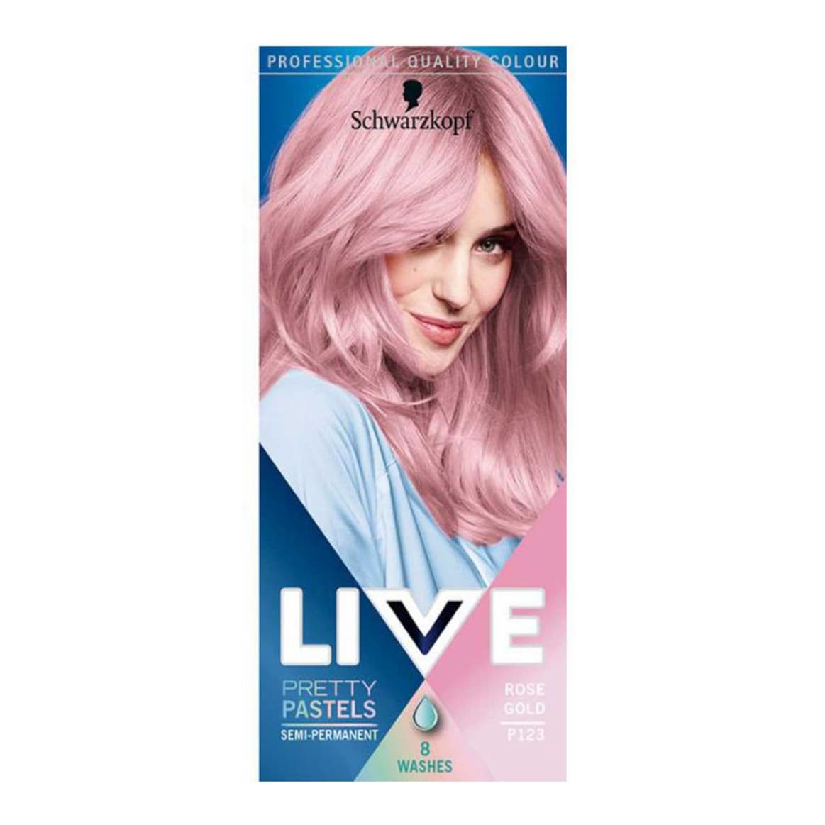 LIVE Pretty Pastels Rose Gold Semi-Permanent Hair Dye