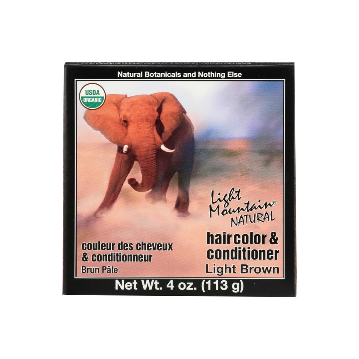 Hair Color/Conditioner - Organic - Light Brown