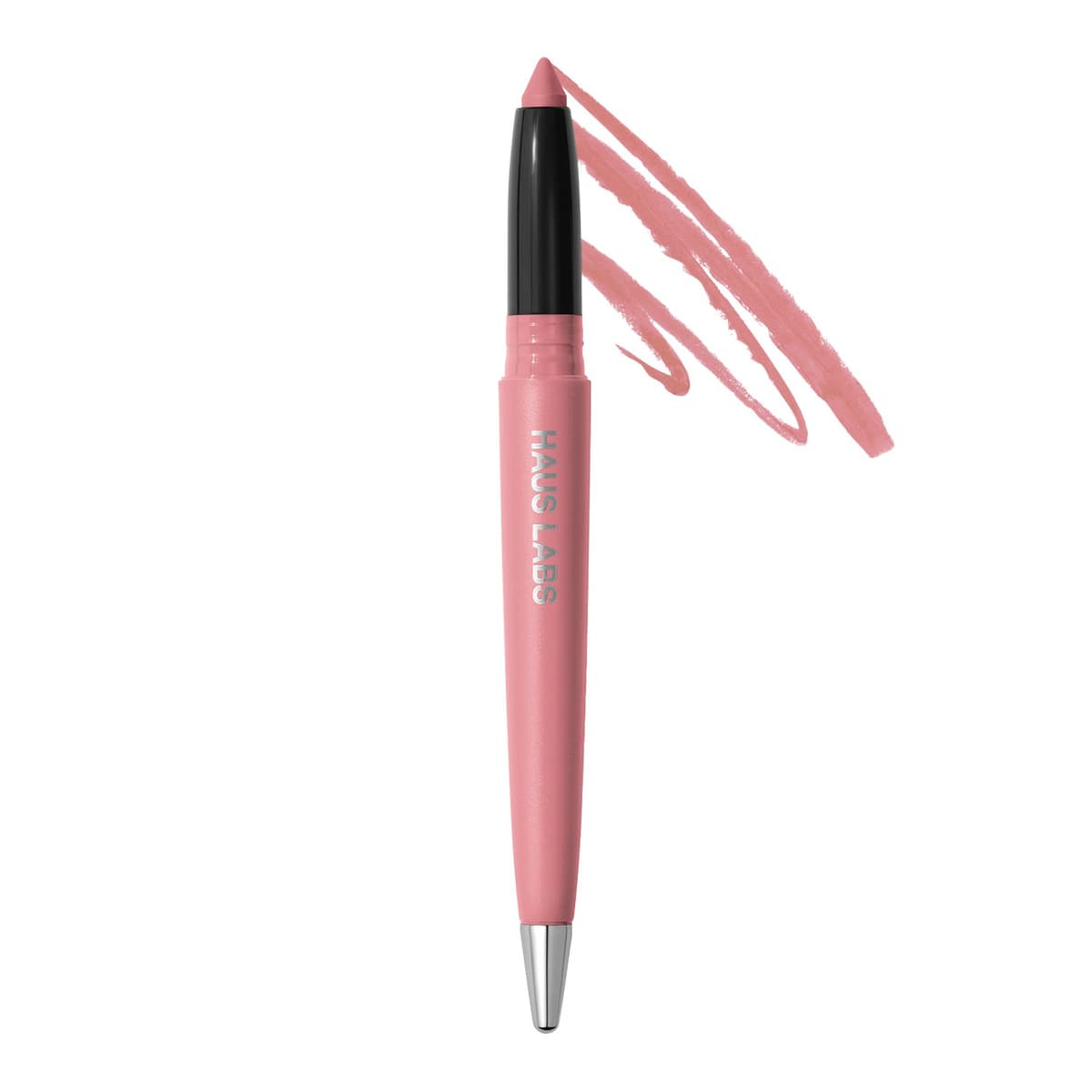 Le Monster Lip Crayon Vegan Lipstick and Lip Liner, Light Peony Matte