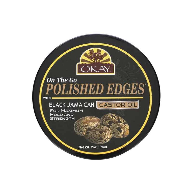 Polished Edges With Black Jamaican Castor Oil