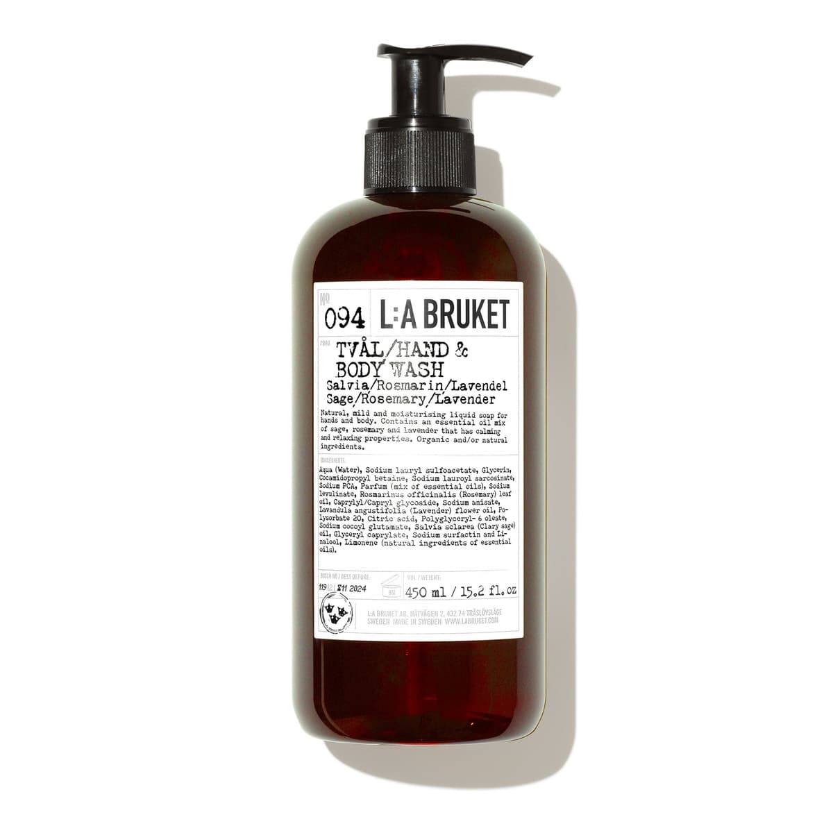 Sage Rosemary Lavender Hand & Body Wash 094