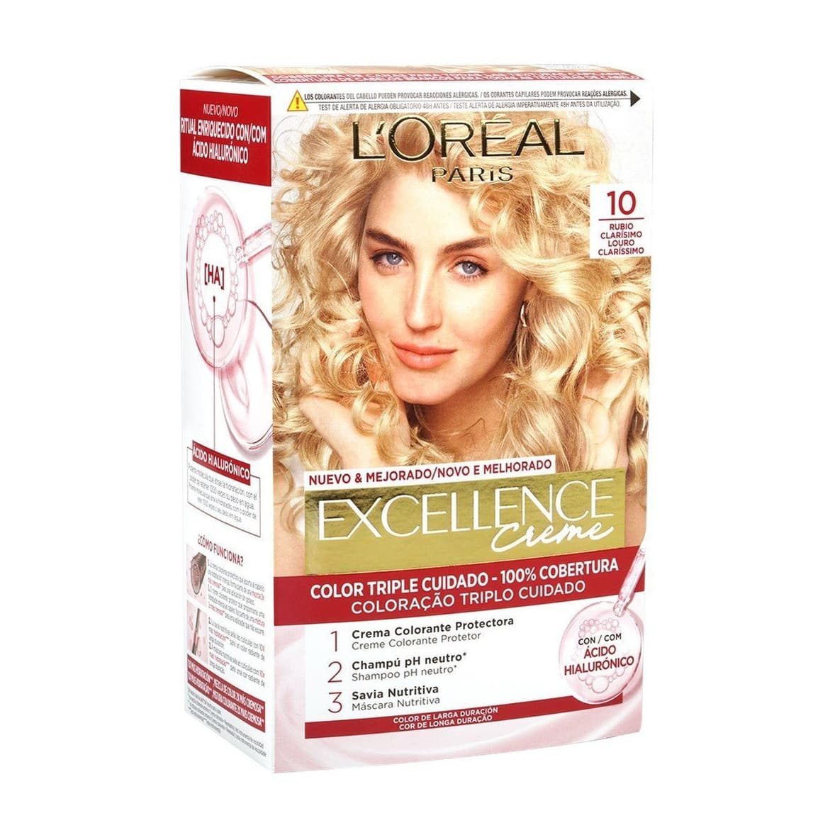 Excellence Creme Hair Dye 10 Natural Baby Blonde