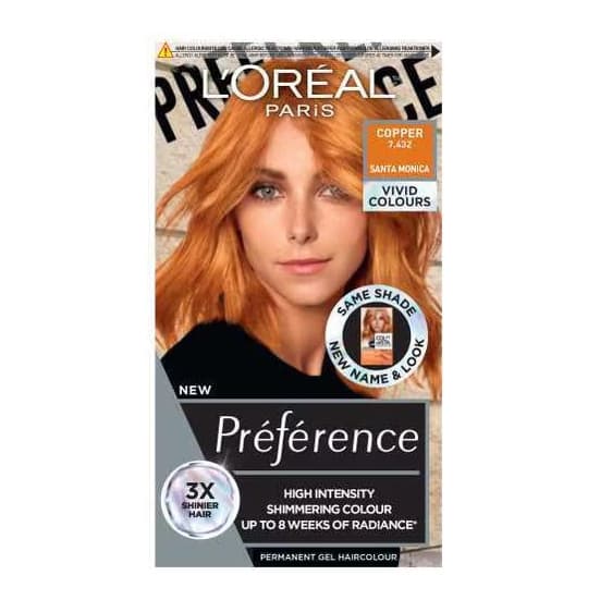Preference Vivids (Colorista) Hair Dye Copper 7.43