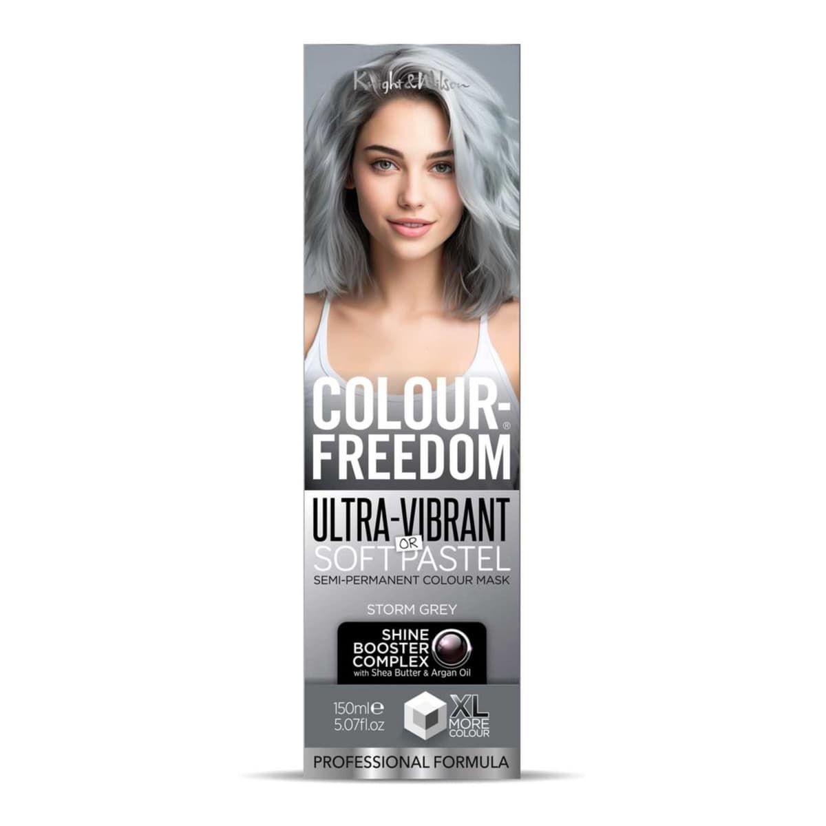 Colour Freedom Storm Grey Semi Permanent Hair Dye.