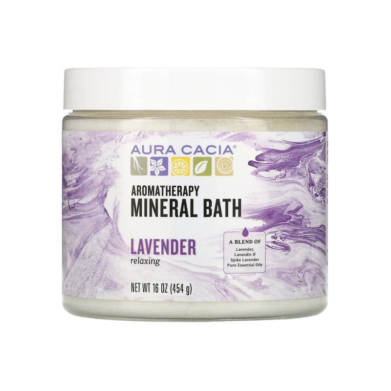 Aromatherapy Mineral Bath, Relaxing Lavender