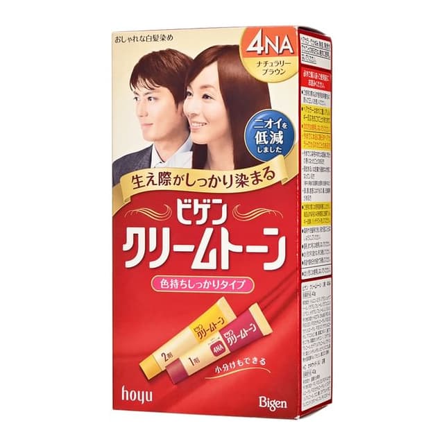 Bigen Cream Tone Hair Color, 4NA Natural Brown