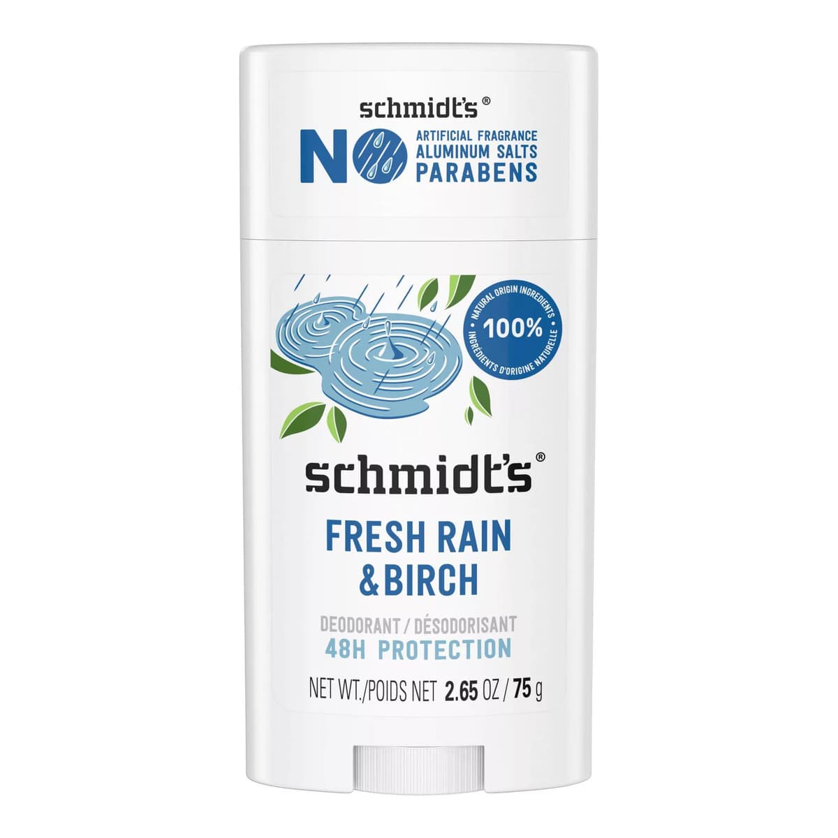 24-Hour Natural Deodorant Stick - Woodsy/Earthy/Fresh Scent