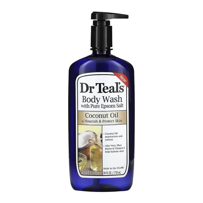 Body Wash With Pure Epsom Salt, Coconut Oil