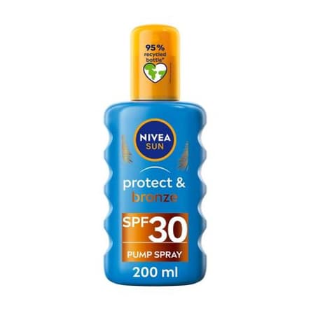 SUN Tan Activating Sun Cream Spray SPF 30, Protect & Bronze