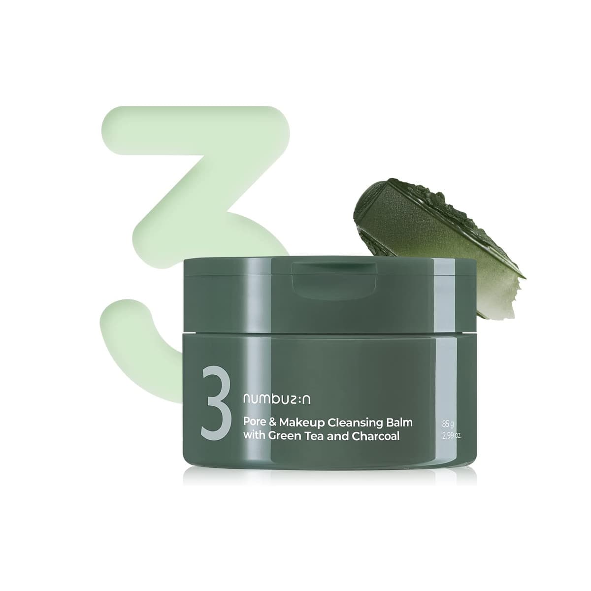 No. 3 Pore & Makeup Cleansing Balm with Green Tea and Charcoal