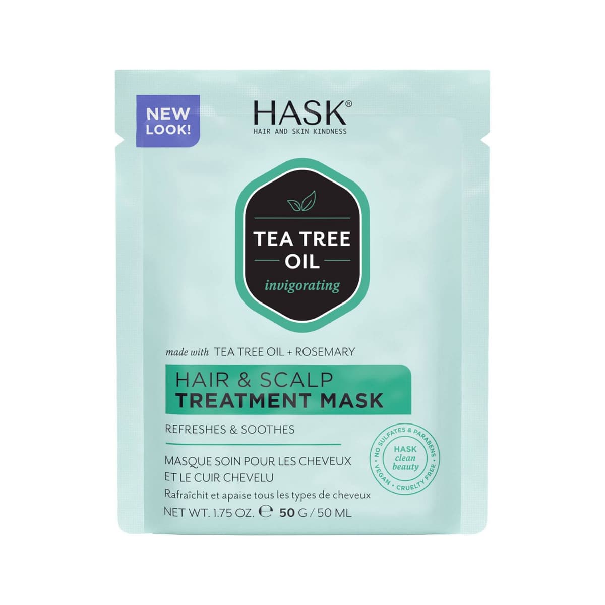 Scalp Treatment Hair Mask Infused with Tea Tree & Rosemary Oil