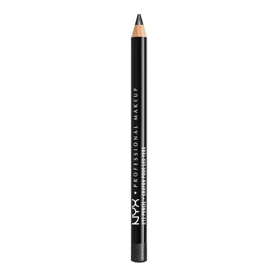 Slim Eye Pencil Long-Lasting Eyeliner, Black Shimmer