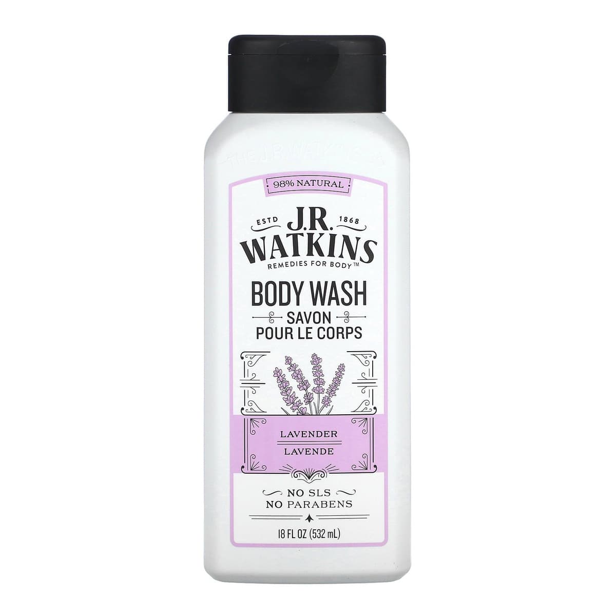 J R Watkins Body Wash, Lavender
