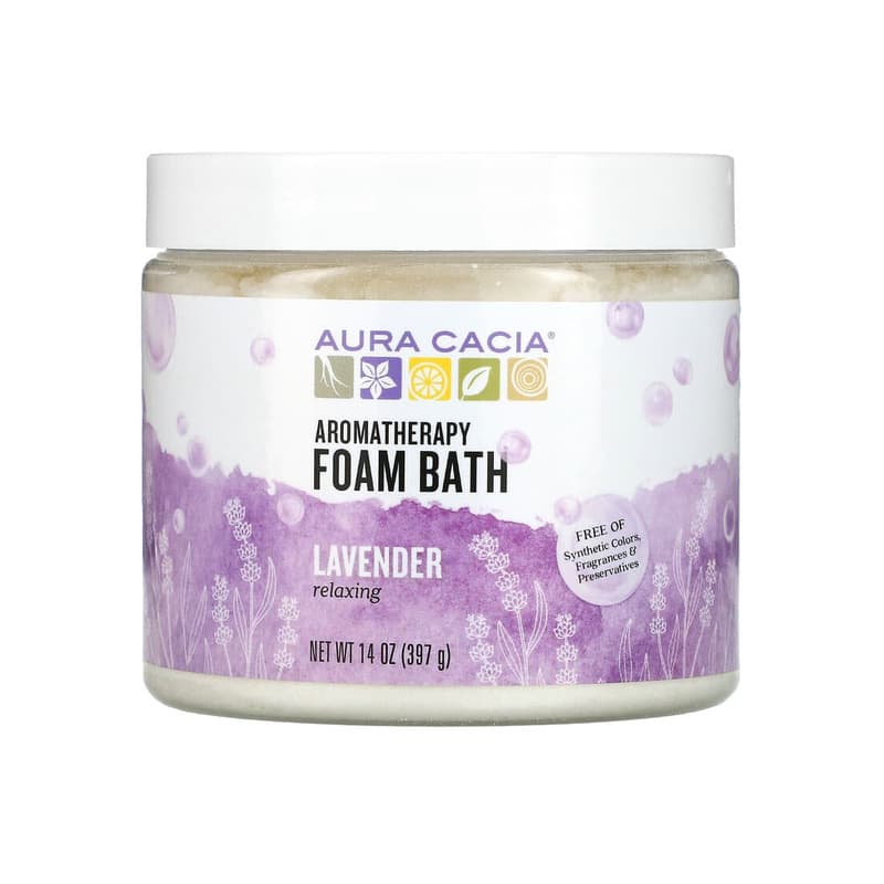 Aromatherapy Foam Bath, Relaxing Lavender