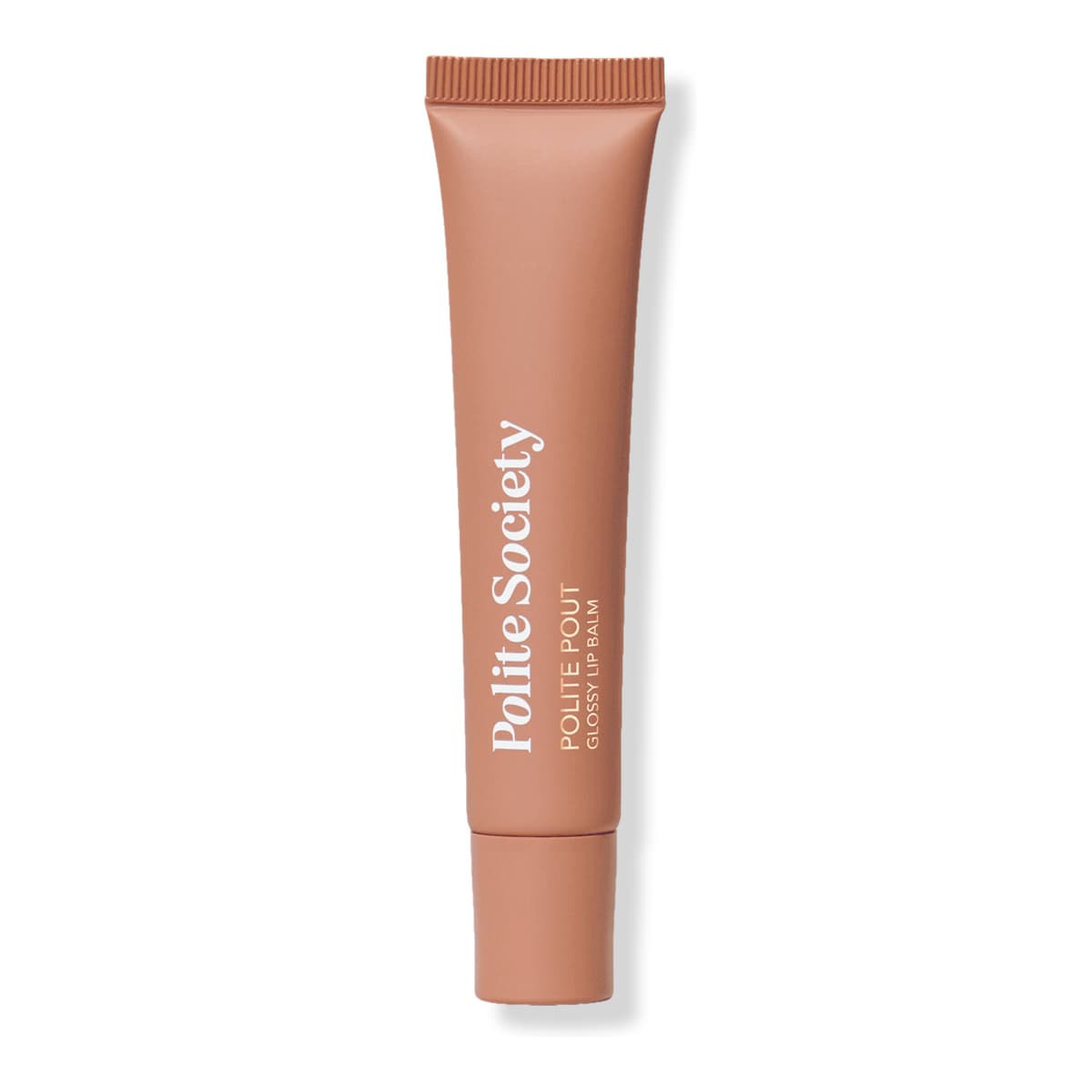 Polite Pout Glossy Lip Balm, French Caramel