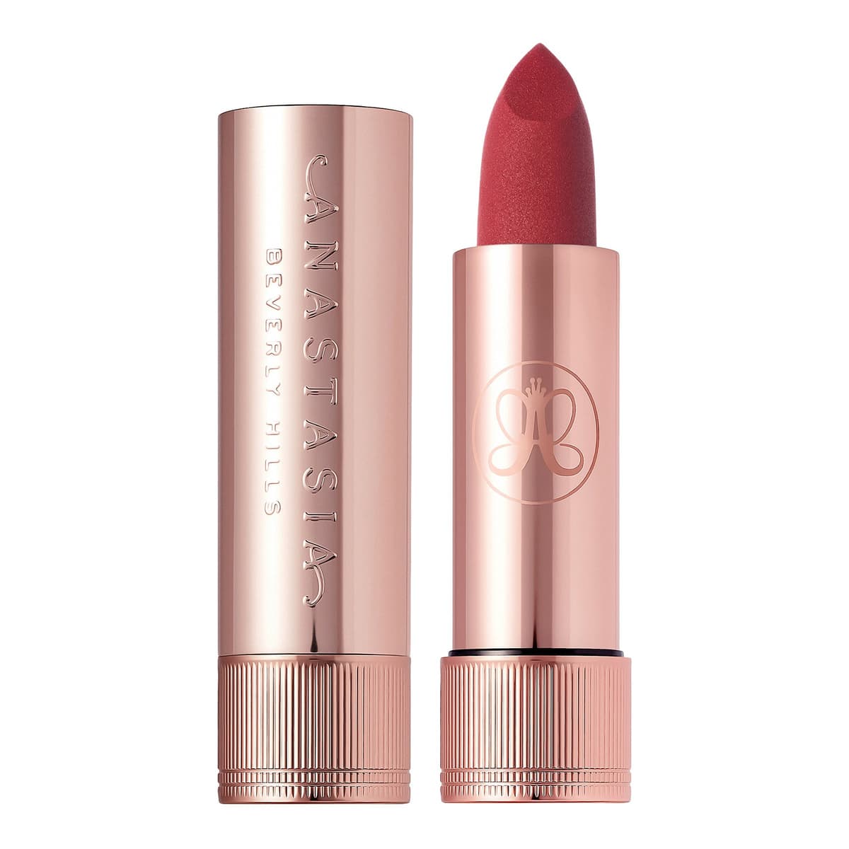 Long-Wearing Matte & Satin Velvet Lipstick, Sugar Plum