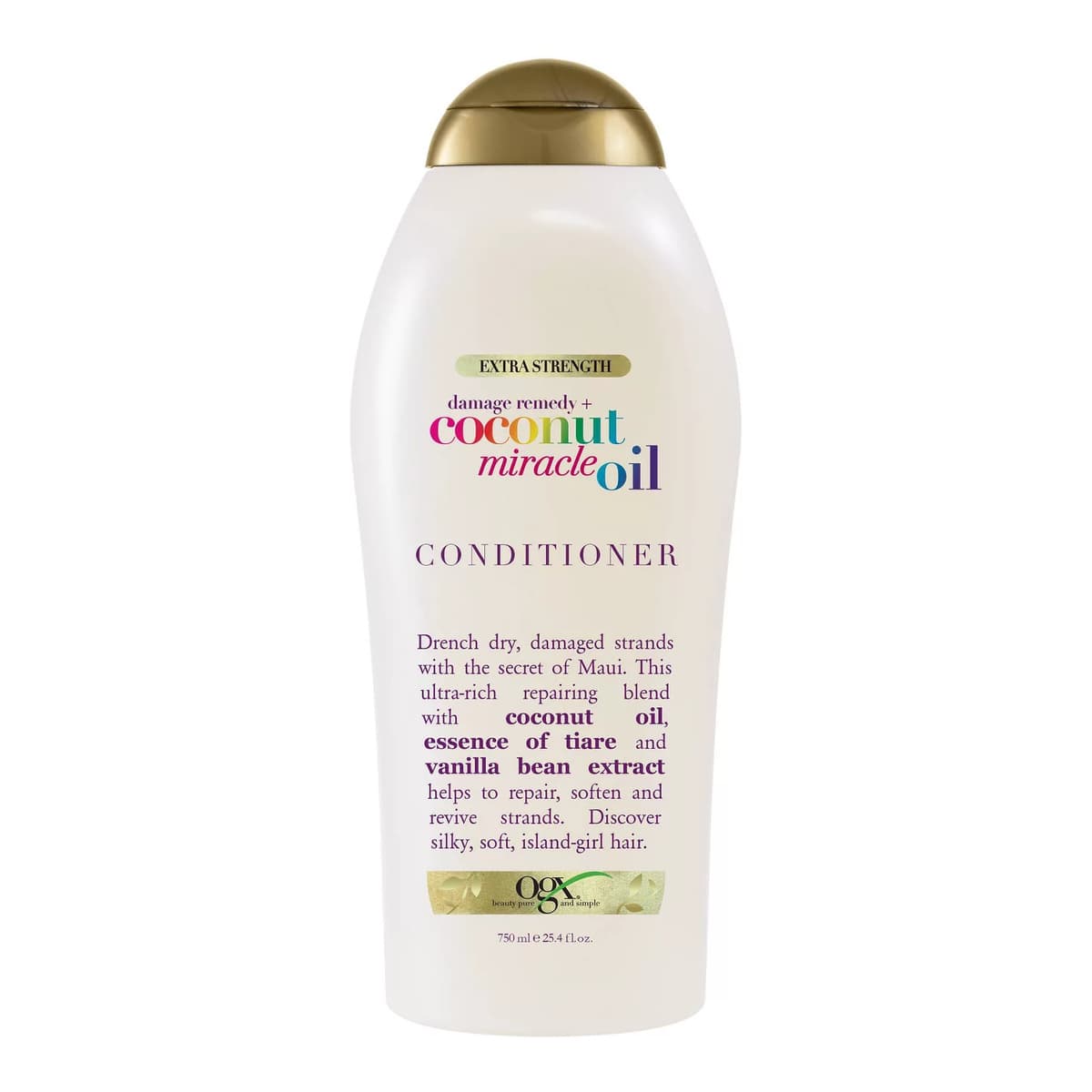 Extra Strength Coconut Miracle Oil Conditioner for Dry, Frizzy, or Coarse Hair