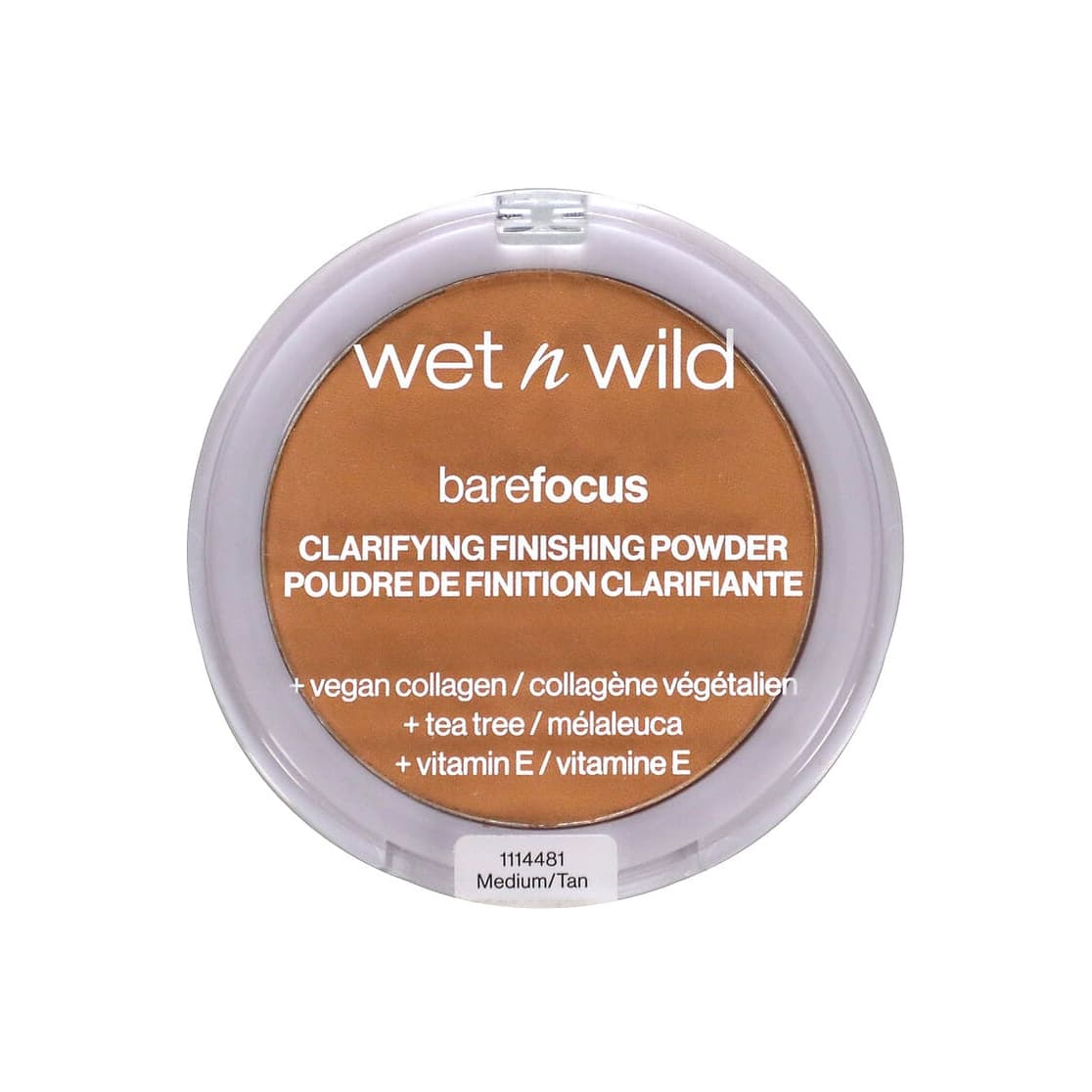 Barefocus, Clarifying Finishing Powder, Medium/Tan