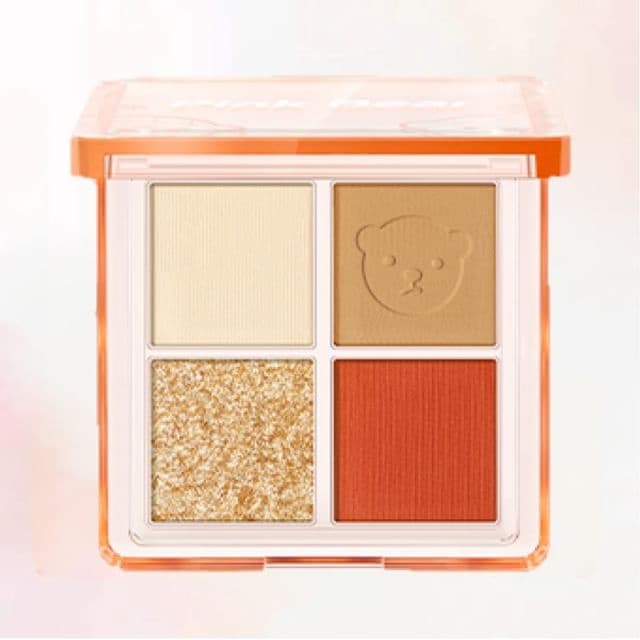 4 Colors Eyeshadow, #09 Medium Persimmon Cake