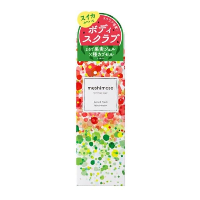 meshimase Gommage Sugar Body Scrub, Juicy & Fresh Watermelon