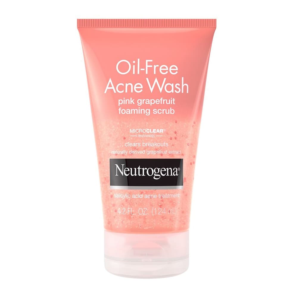 Oil-Free Acne Wash Facial Scrub Pink Grapefruit