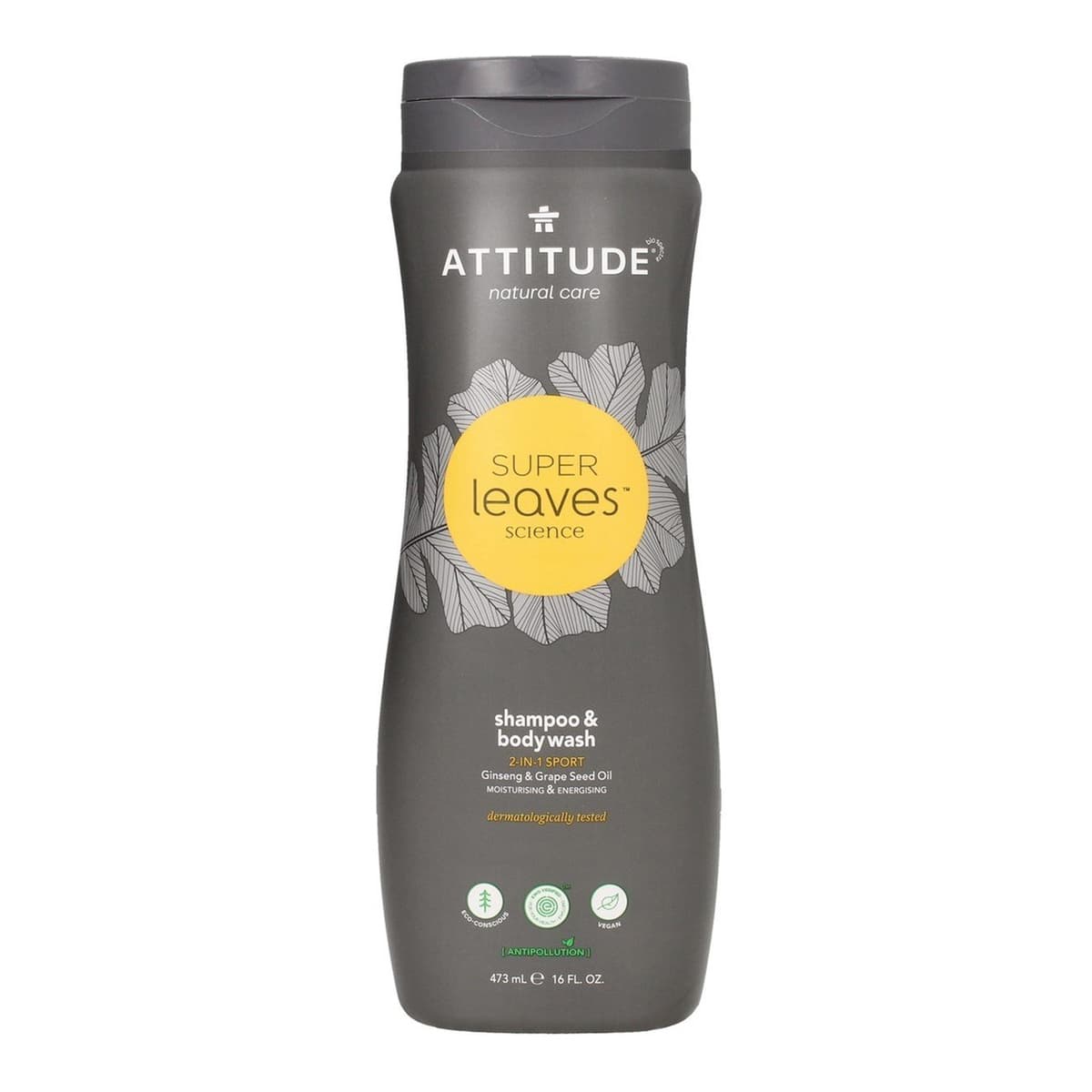 Super Leaves Science 2-In-1 Sport Shampoo & Body Wash