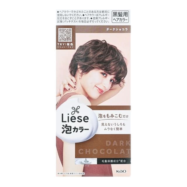 Liese Creamy Bubble Hair Color, Dark Chocolate