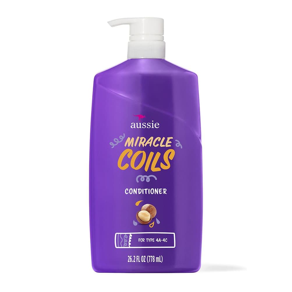 Miracle Coils Conditioner with Macadamia Nut Oil Mandarin, Jasmine, Coconut, Pump Bottle
