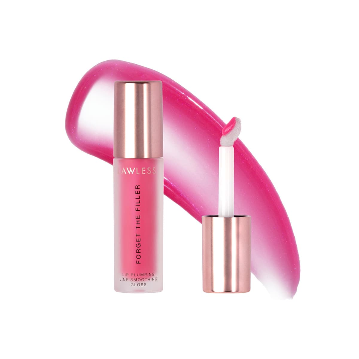 Forget The Filler Lip Plumper Line Smoothing Gloss, Juicy Watermelon