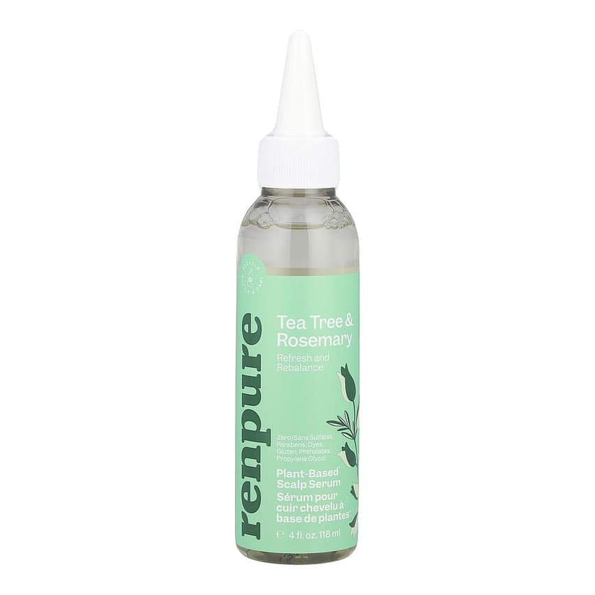 Plant-Based Scalp Serum, Tea Tree & Rosemary