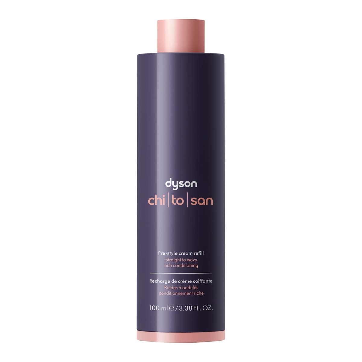 Chitosan Pre-Styling Hair Cream for Flexible Hold, Straight to Wavy Hair, Rich Conditioning Refill