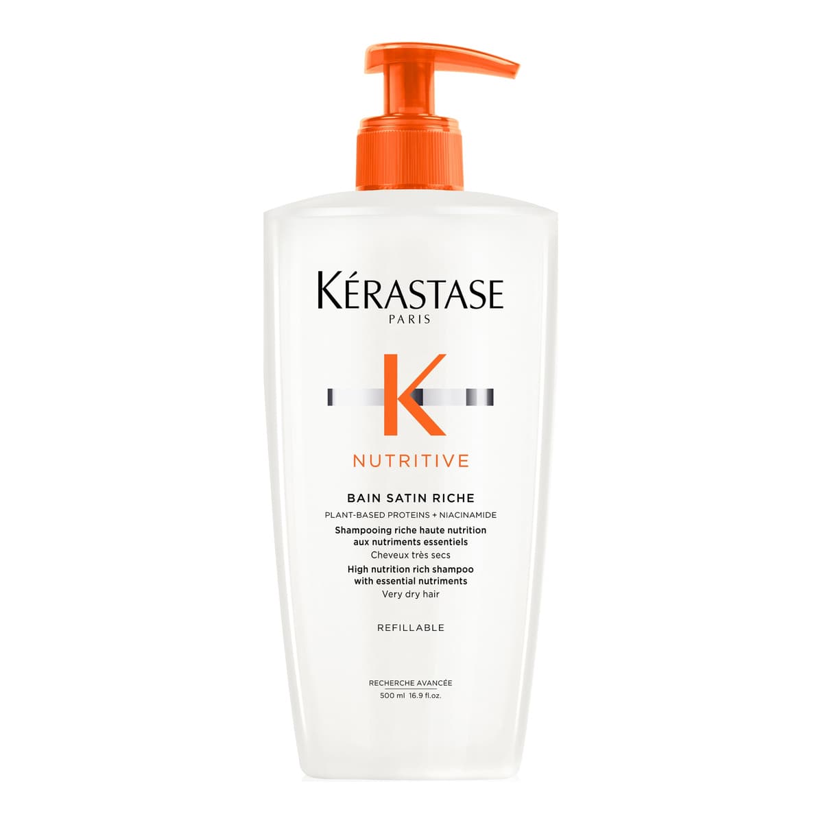 Nutritive Bain Satin Riche Refillable Shampoo For Very Dry Hair