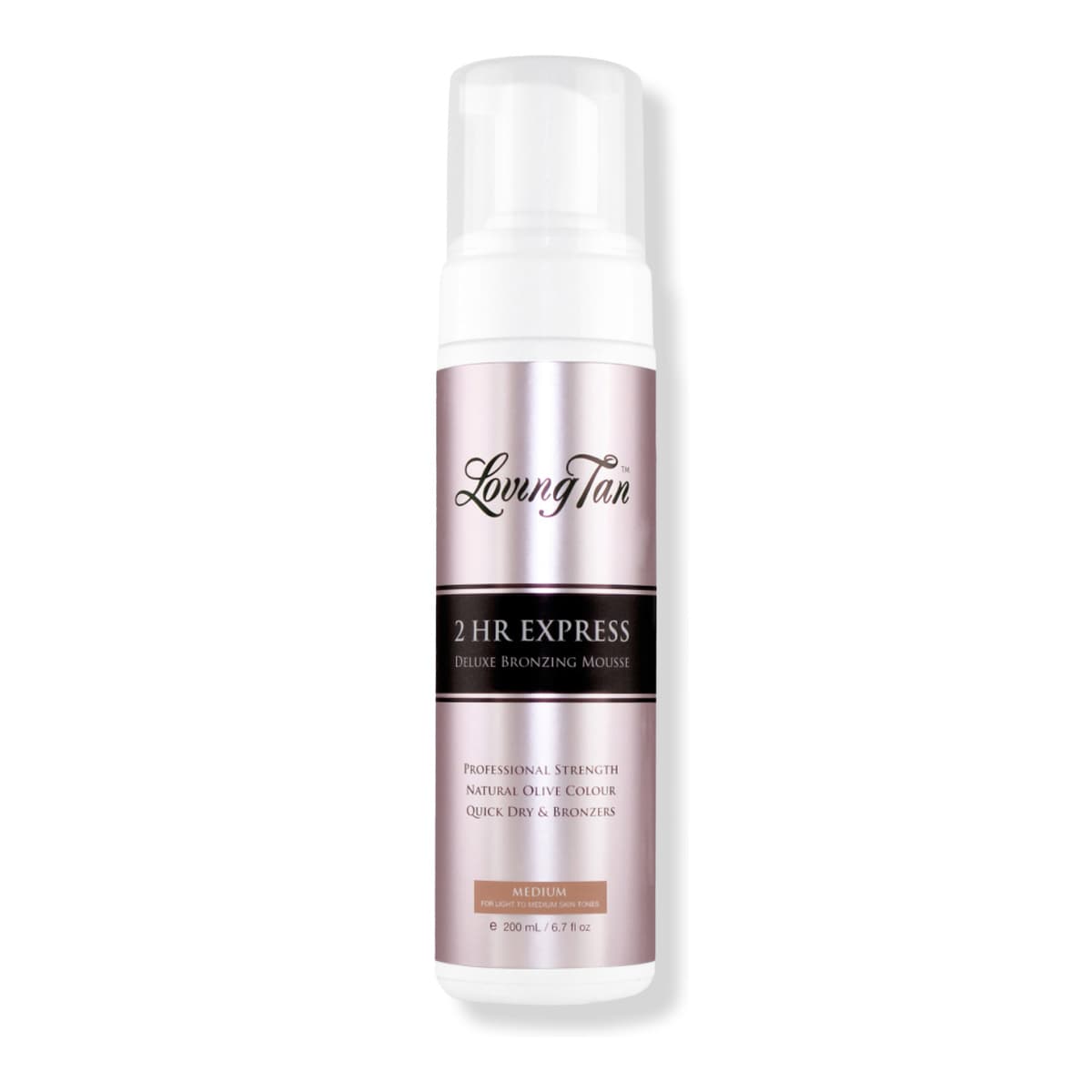 2 HR Express Self Tanning Mousse Medium