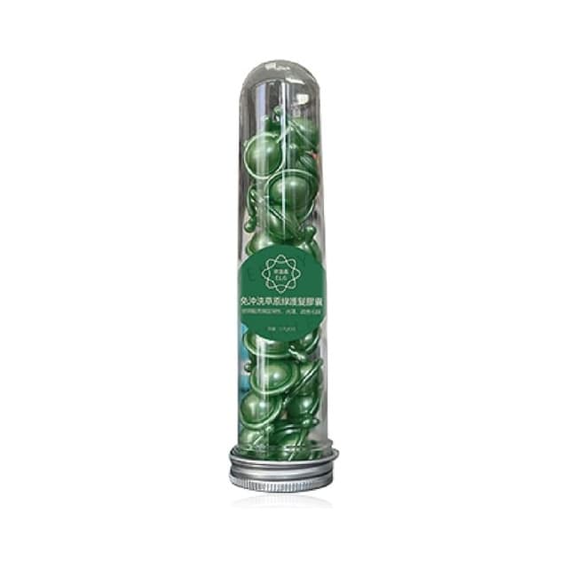 Essential Oil Bank No Rinse Green Hair Treatment Capsules