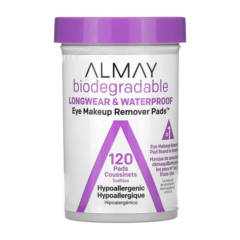 Eye Makeup Remover Pads, Longwear & Waterproof