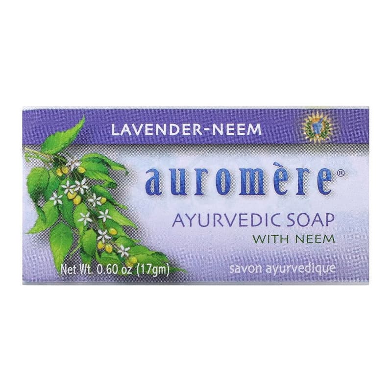 Ayurvedic Bar Soap with Neem, Lavender-Neem