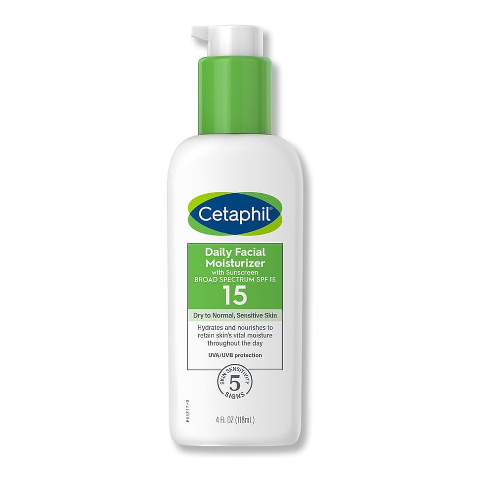 Daily Facial Moisturizer with Sunscreen, SPF 15 Fragrance Free